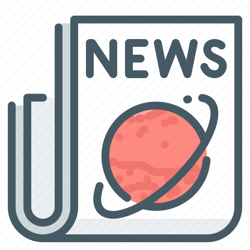 News, events, mars, planet icon - Download on Iconfinder