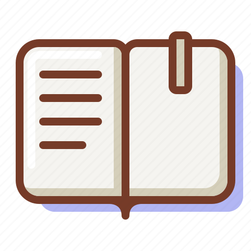 Book, learning, read, study, education, school, marshmallow icon - Download on Iconfinder