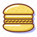 burger, food, fastfood, hamburger, kitchen, restaurant, marshmallow, cartoon, draw