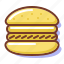 burger, food, fastfood, hamburger, kitchen, restaurant, marshmallow, cartoon, draw 