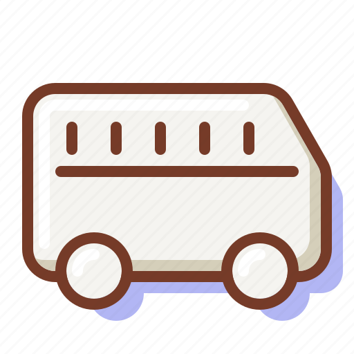 Bus, travel, city, marshmallow, cartoon, draw, transport icon - Download on Iconfinder