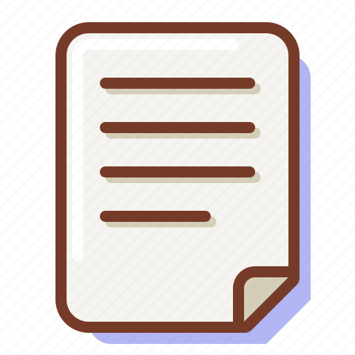 Doc, file, document, empty, marshmallow, cartoon, draw icon - Download on Iconfinder