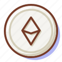 eth, coin, ethereum, cryptocurrency, marshmallow, cartoon, draw