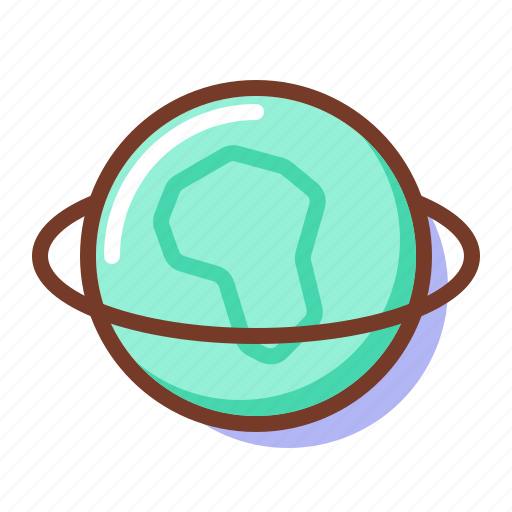 Planet, world, space, travel, global, astronomy, marshmallow icon - Download on Iconfinder