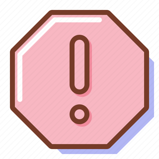 Warning, attention, arrow, alert, marshmallow, cartoon, draw icon - Download on Iconfinder