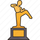 trophy, taekwondo, competition, winner, award
