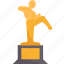 trophy, taekwondo, competition, winner, award 