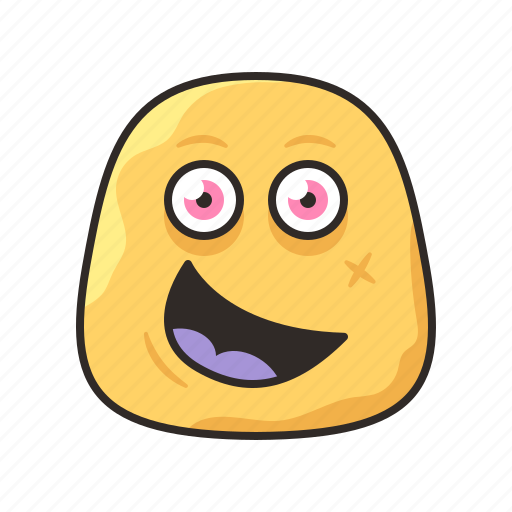 Crazy, faces, funny, happy, monster, yello icon - Download on Iconfinder