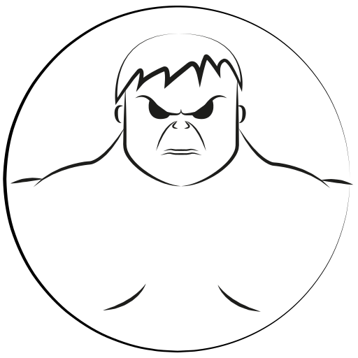 Hulk, avatar, marvel hero, emotion icon - Free download