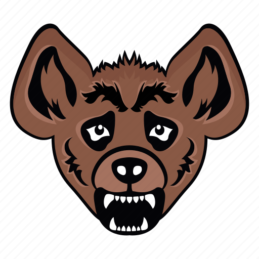 Hyena mascot, hyena face, hyena, animal face, hyena head icon - Download on Iconfinder