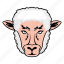 sheep mascot, sheep face, sheep, animal face, sheep head 