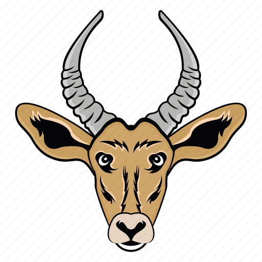 Deer face, reindeer face, deer mascot, animal face, deer head icon - Download on Iconfinder