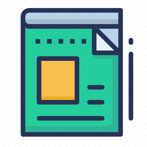 Blog, page, paper, writing icon - Download on Iconfinder