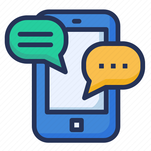 Chat, message, online, smartphone icon - Download on Iconfinder