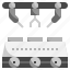 conveyor, transport, slot, machine, hook, factory 