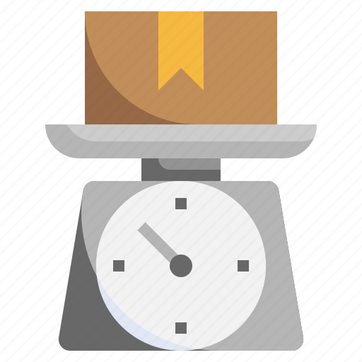 Weight, scale, box, logistics, scales, shipping, delivery icon - Download on Iconfinder