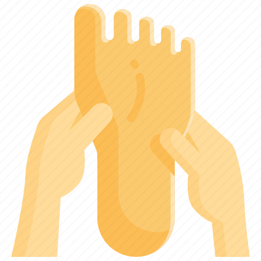 Foot, massage, relaxation, spa, therapy, treatment, wellness icon - Download on Iconfinder