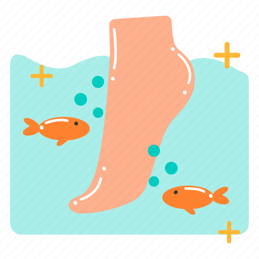 Fish spa, alternative medicine, pedicure, foot, massage, spa, relaxation icon - Download on Iconfinder