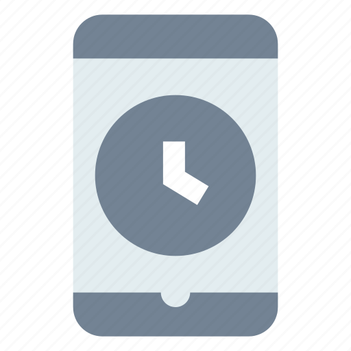 Mobile, wait, clock icon - Download on Iconfinder