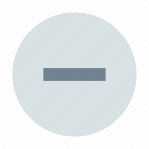 Minus, remove, round icon - Download on Iconfinder