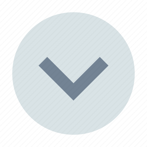 Down, chevron icon - Download on Iconfinder on Iconfinder