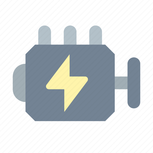 Electric, car, engine, mechanic, industrial icon - Download on Iconfinder