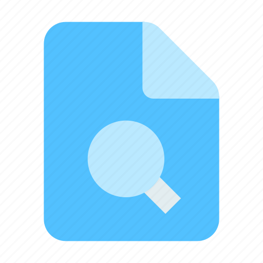 Document, find icon - Download on Iconfinder on Iconfinder