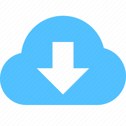 Cloud, data, download icon - Download on Iconfinder