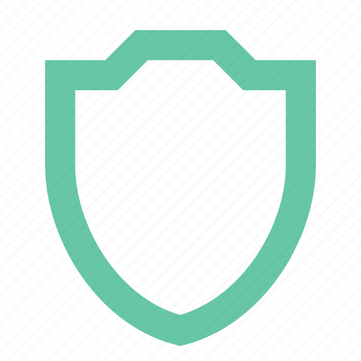 Outline, protection, shield icon - Download on Iconfinder