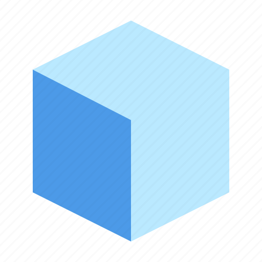 Cube, edge, left, isometric icon - Download on Iconfinder