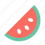 slice, watermelon 