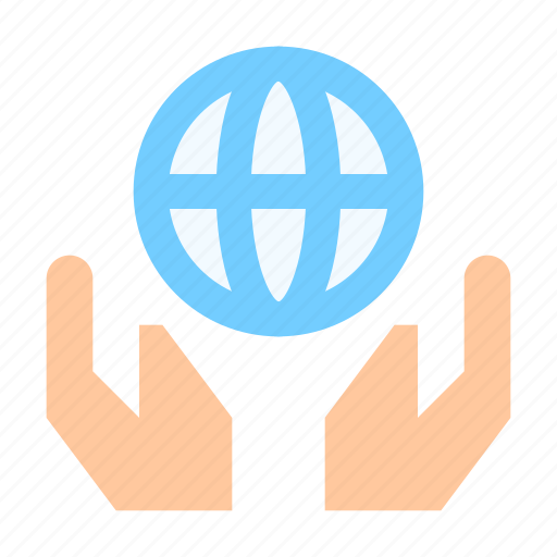 Hands, save, world icon - Download on Iconfinder