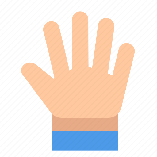 Five, hand, gesture icon - Download on Iconfinder