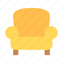 armchair, chair, furniture