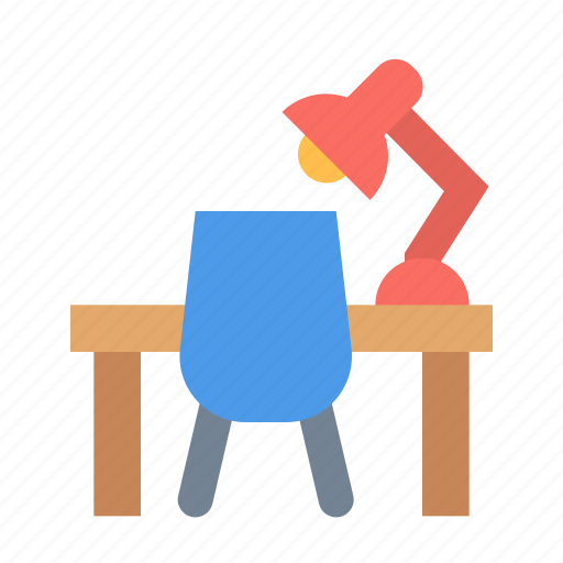 Chair, desk, furniture, table icon - Download on Iconfinder