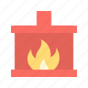 chimney, fire, fireplace, interior