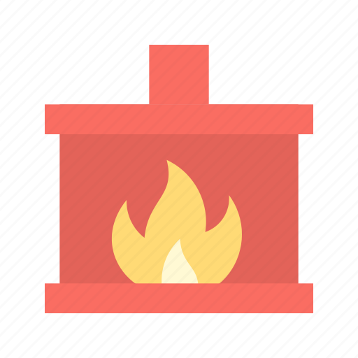 Chimney, fire, fireplace, interior icon - Download on Iconfinder
