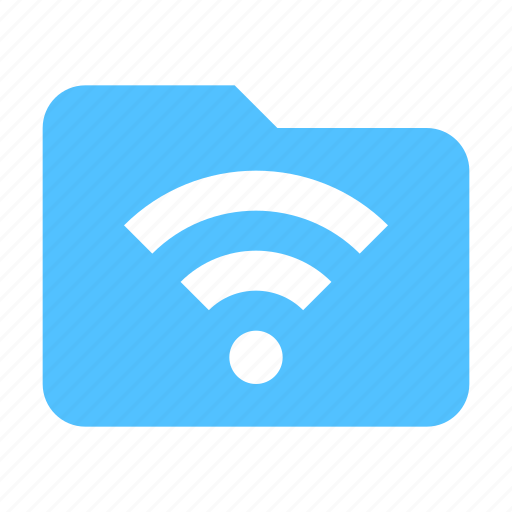 Folder, storage, wireless icon - Download on Iconfinder