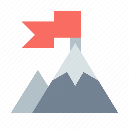 Business, flag, mountain icon - Download on Iconfinder