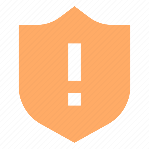 Protection, security, shield, warning icon - Download on Iconfinder