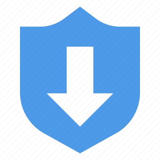 Protection, security, shield, downgrade icon - Download on Iconfinder