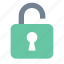 lock, protection, secure, unlock 