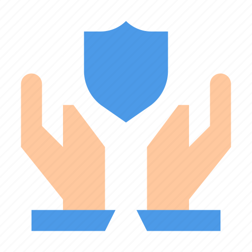 Hands, insurance, safe, shield icon - Download on Iconfinder