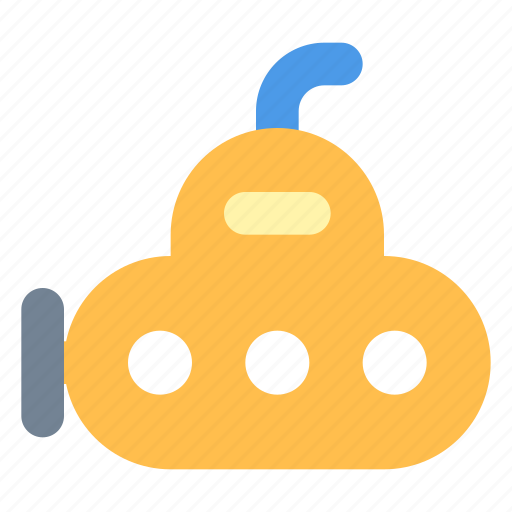 Bathyscaph, submarine, yellow icon - Download on Iconfinder