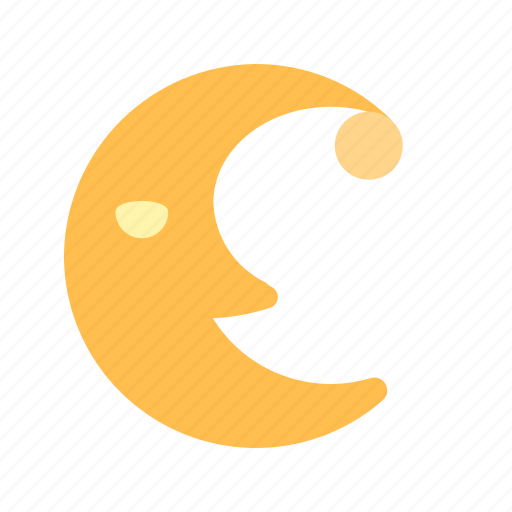 Crescent, face, moon icon - Download on Iconfinder