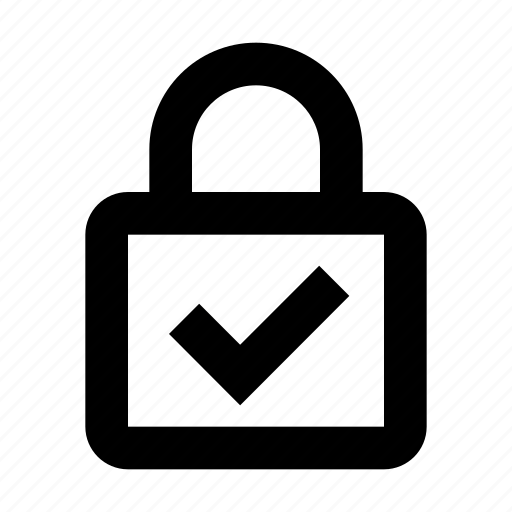 Check Lock Protection Security Icon Download On Iconfinder