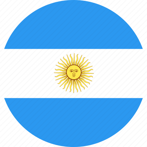 Argentina, circle, country, flag, nation icon - Download on Iconfinder