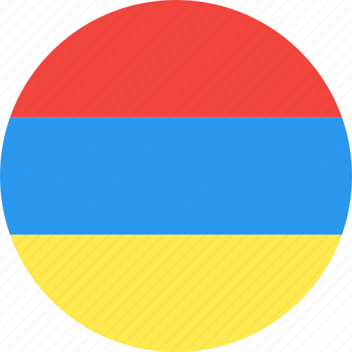 Armenia, circle, country, flag, nation icon - Download on Iconfinder