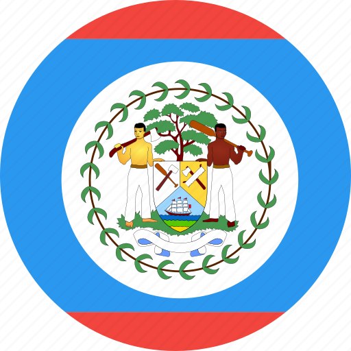 Belize, circle, country, flag, nation icon - Download on Iconfinder