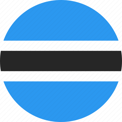 Botswana, circle, country, flag, nation icon - Download on Iconfinder